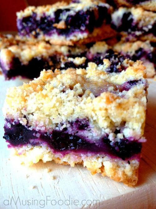 Blueberry Crumble Bars