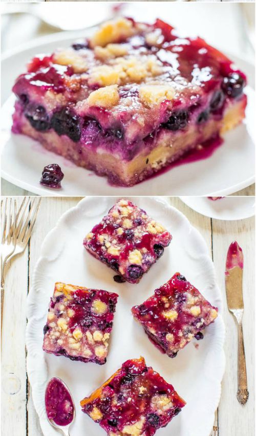 Blueberry Pie Bars