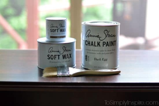 three small cans of anne sloan chalk paint