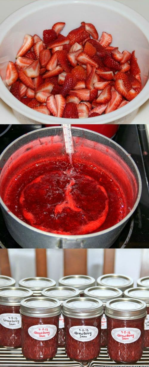 Easy Strawberry Jam (No Pectin)