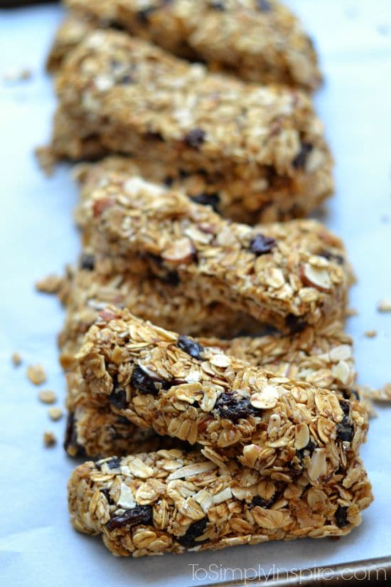 Maple Brown Sugar Granola Bars