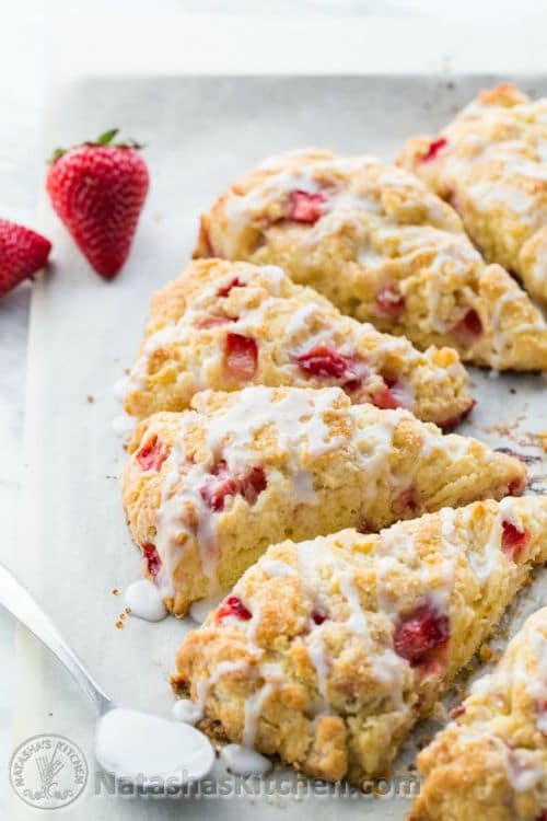 Perfect Strawberry Scones