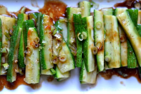 Spicy Asian Zucchini