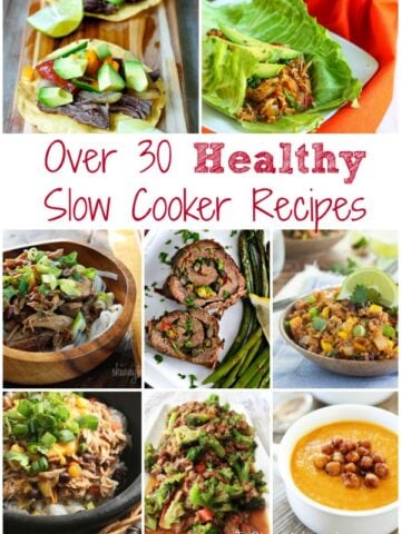 a bunch of different recipes for the slow cooker