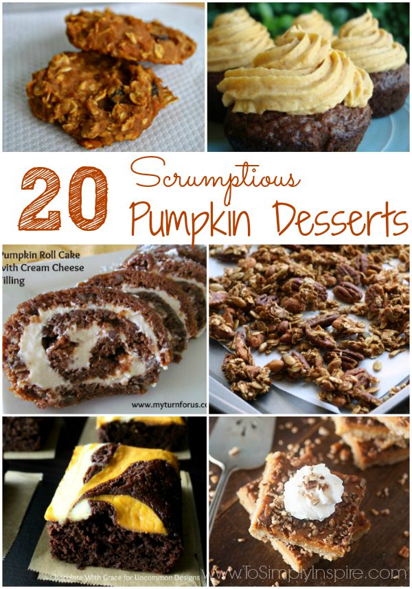 20 Scrumptious Pumpkin Desserts
