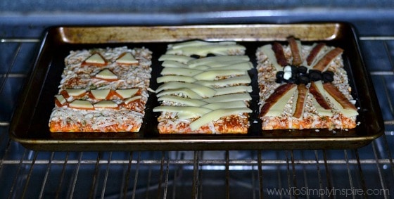 Fun Halloween Pizzas