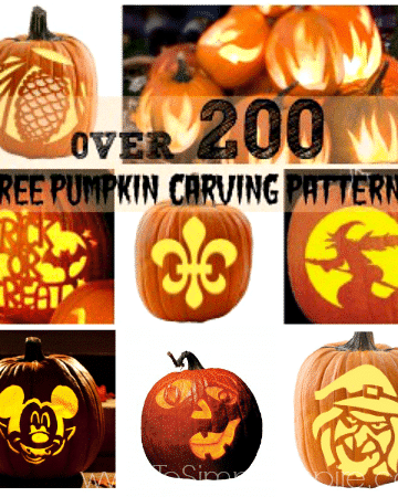 several jack-o -lanterns patterns