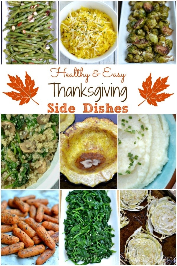 Healthy and Easy Thanksgiving Side Dishes