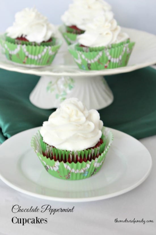 Chocolate Peppermint Cupcakes