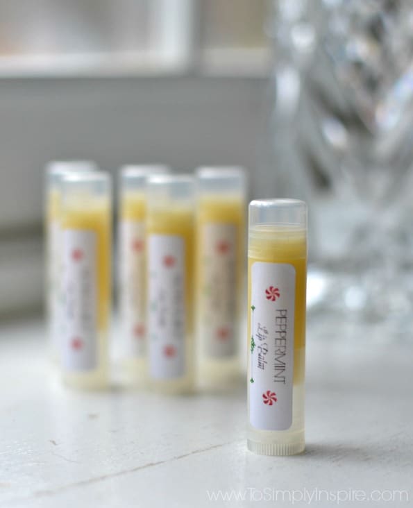 Homemade Peppermint Lip Balm