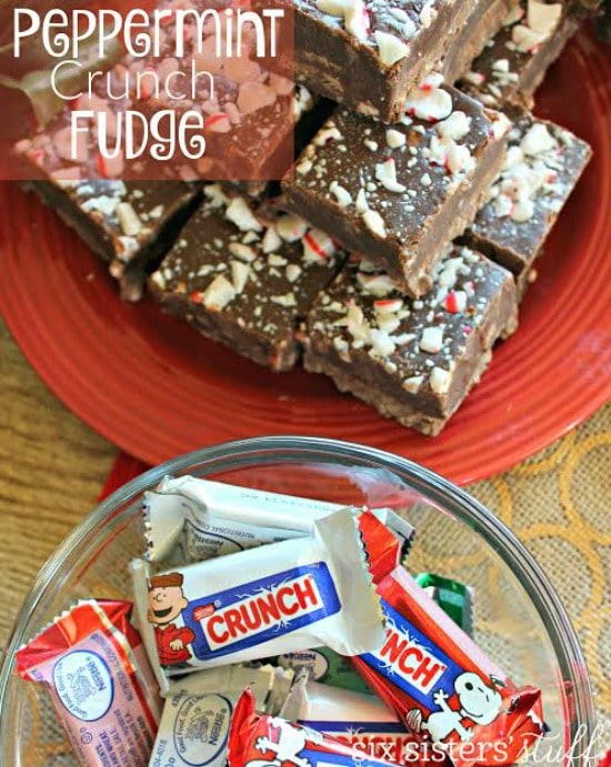 Peppermint Crunch Fudge Recipe