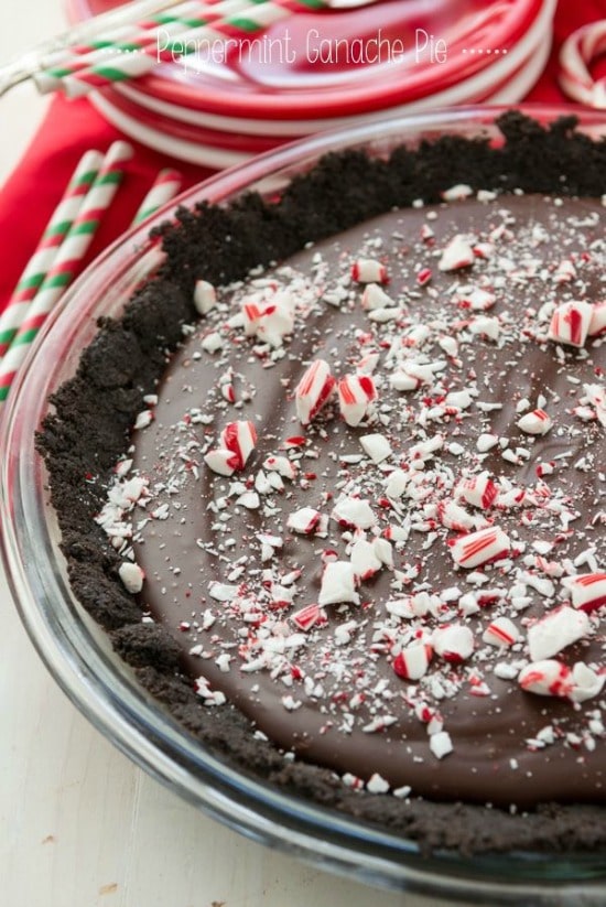 Peppermint Ganache Pie