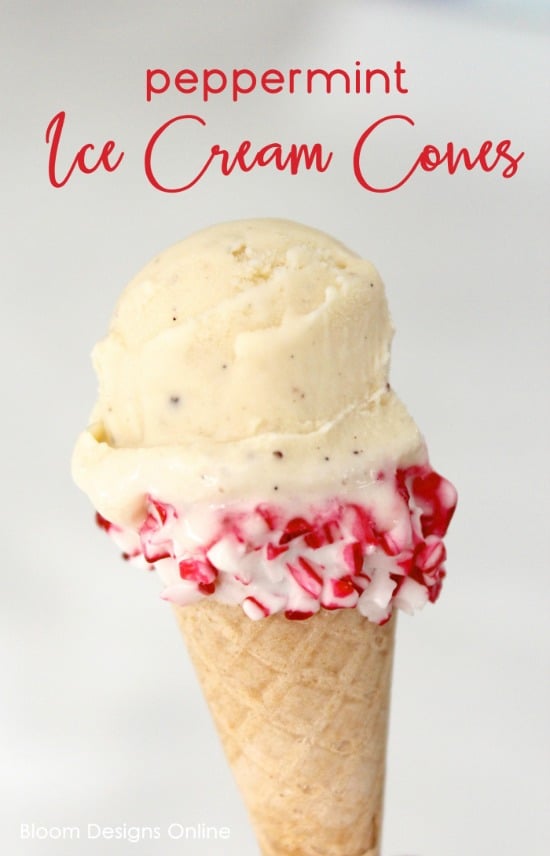 Peppermint Ice Cream Cones