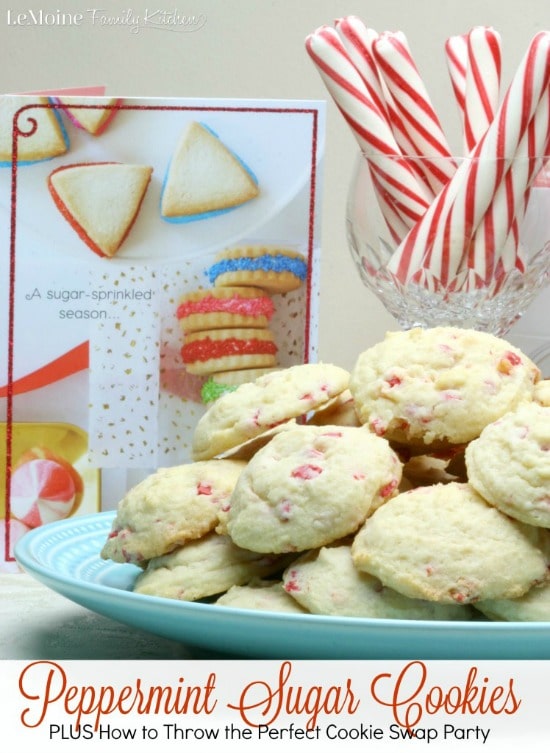 Peppermint Sugar Cookies