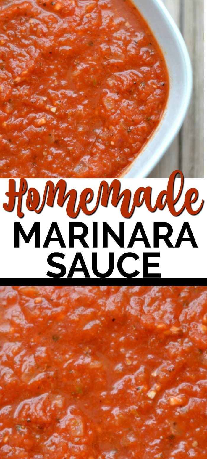 Easy Homemade Marinara Sauce