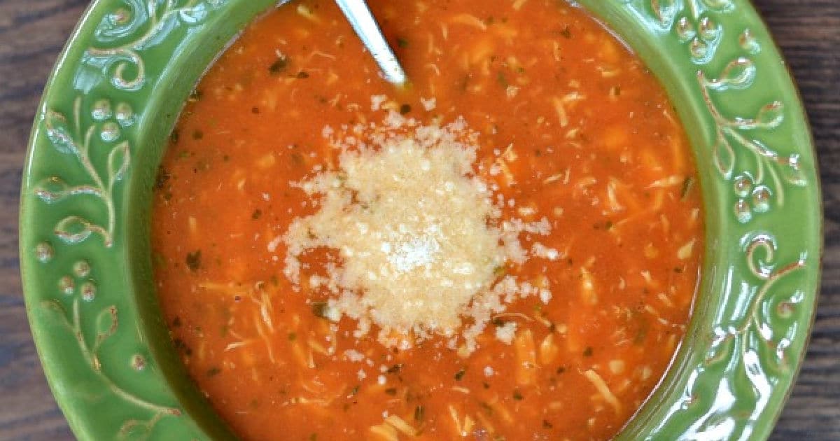 Tomato Basil Chicken Soup - To Simply Inspire