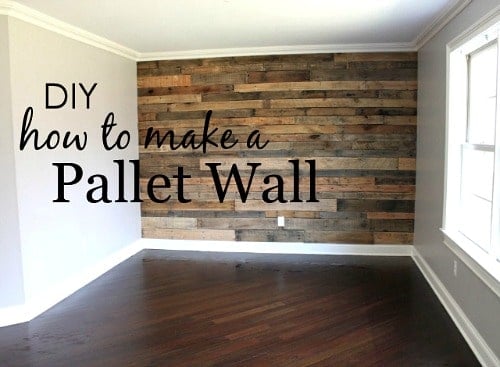 DIY Pallet Wall