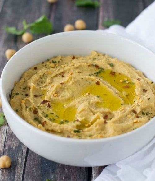 Mediterranean Hummus Without Tahini