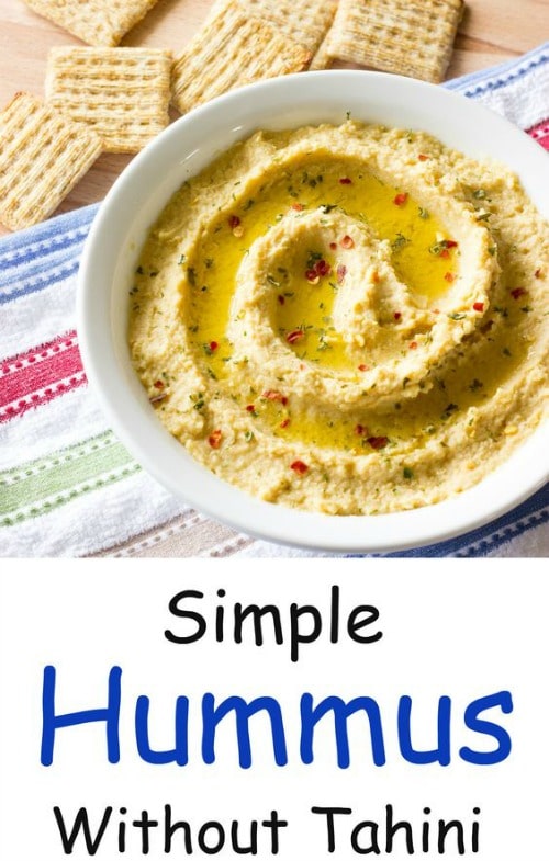 Simple Hummus Without Tahini