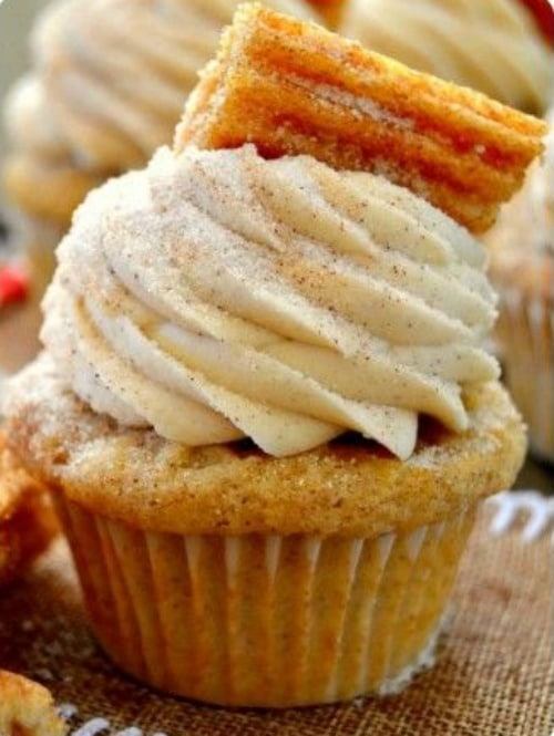 Churro Cupcakes