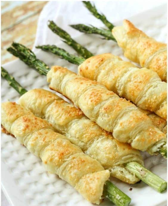 Cream Cheese and Parmesan Asparagus