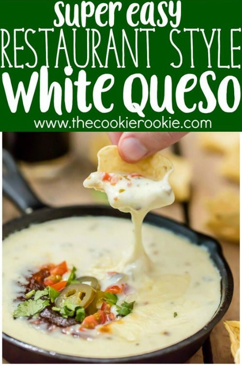 Easy Restaurant Style White Queso