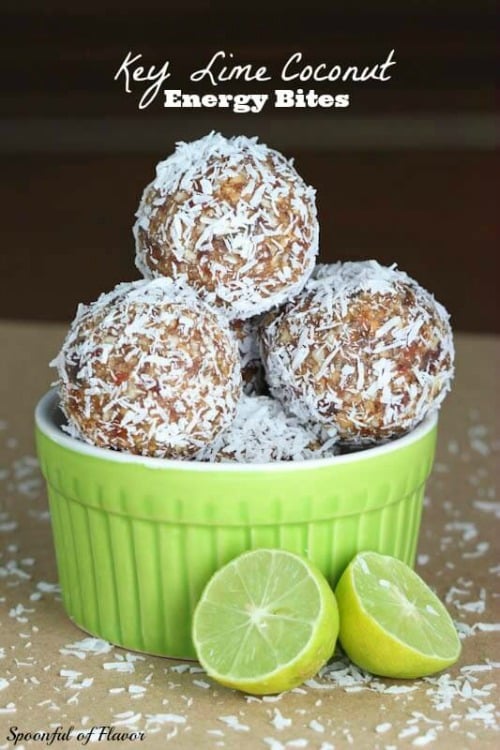 Key Lime Coconut Energy Bites