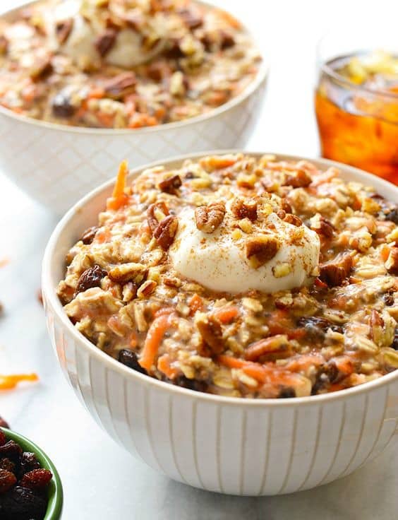 Carrot Cake Overnight Oats