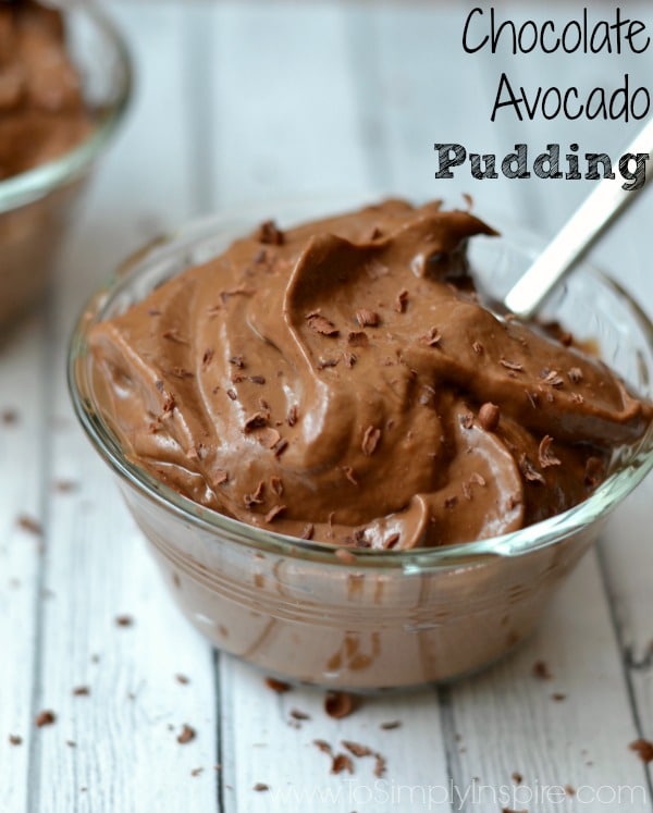 Chocolate Avocado Pudding To Simply Inspire