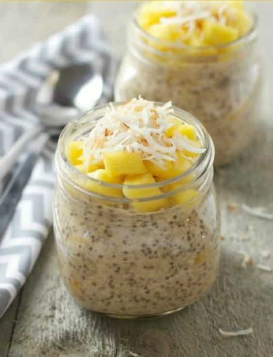 Coconut Mango Overnight Oats