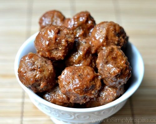 Meatballs In Jelly Ketchup Sauce To Simply Inspire