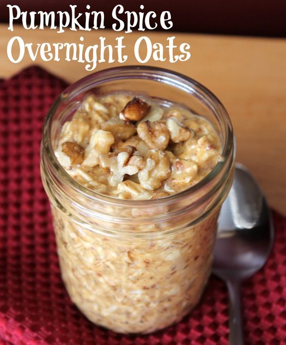 Pumpkin Spice Overnight Oats