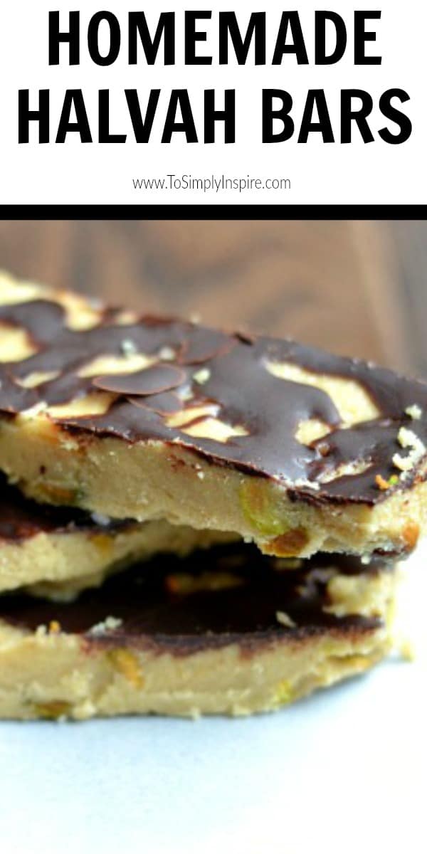 Homemade Halvah Bars To Simply Inspire