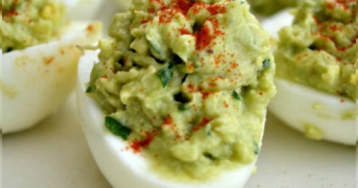 Deviled Avocado Eggs