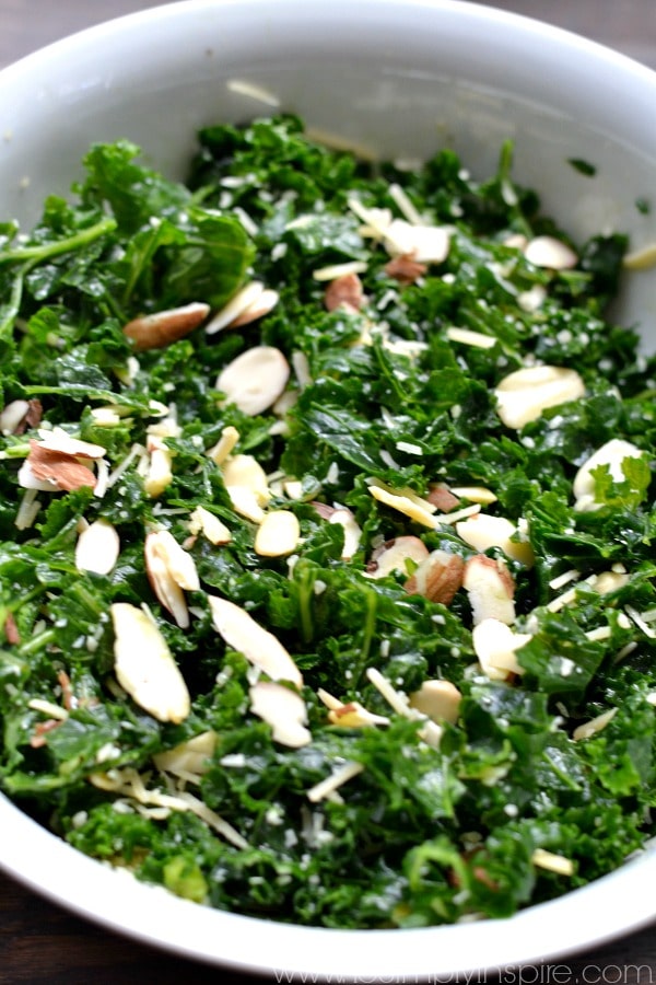 Simple Kale Salad with Lemon Vinaigrette To Simply Inspire