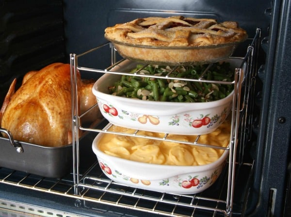 an 3 tier collapsible oven rack