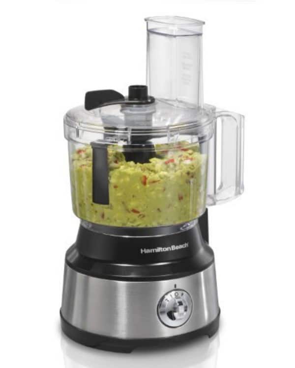 a food processor 