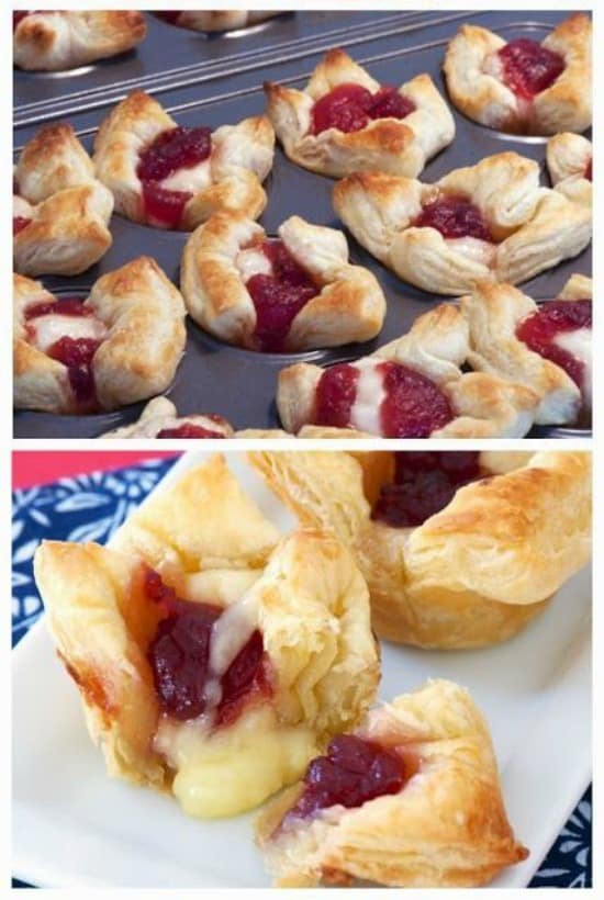 Cranberry Brie Bites Recipe