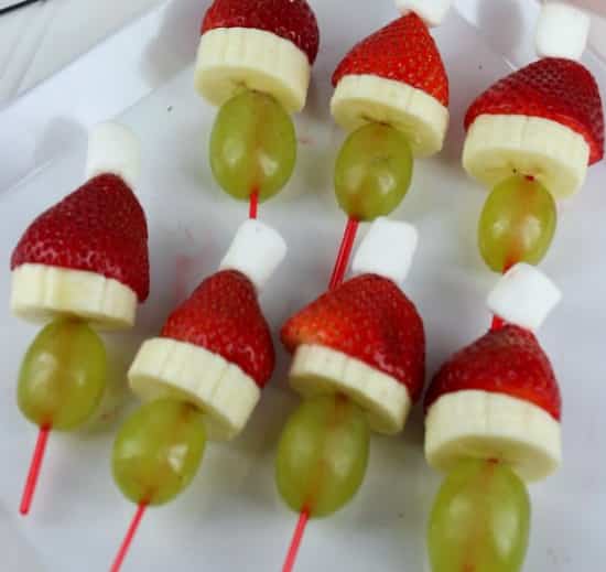 Grinch Kabobs recipe