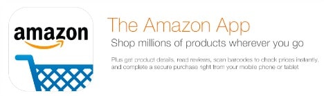 closeup of Amazon App description 
