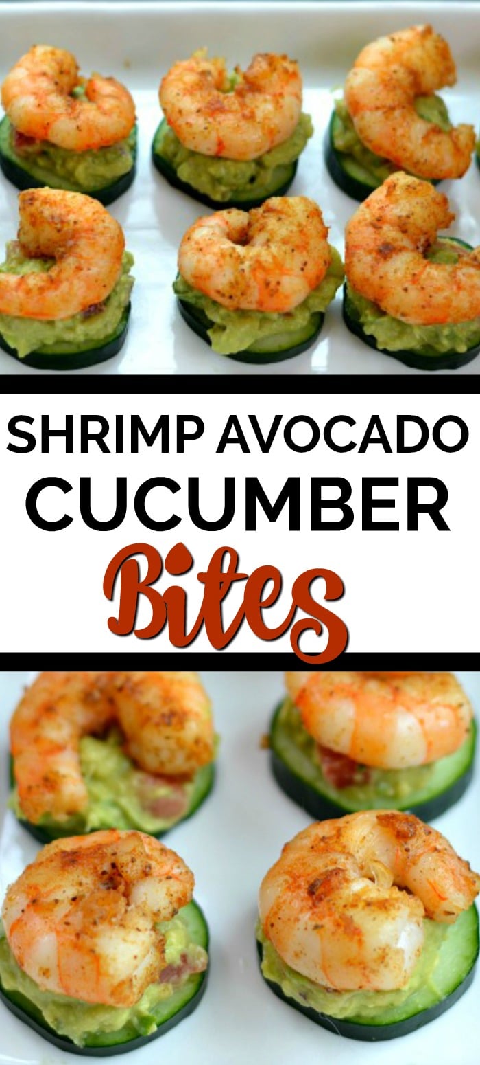 Cucumber Avocado Shrimp Appetizer - To Simply Inspire