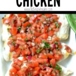 Grilled bruschetta chicken recipe