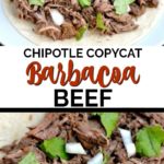 slow cooker Barbacoa Beef recipe in taco shells