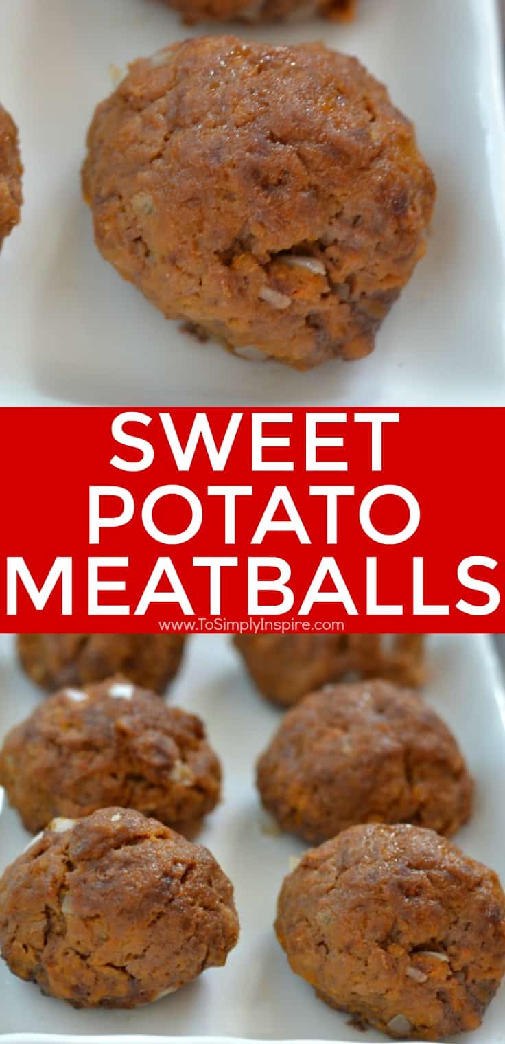 Sweet Potato Meatballs (Paleo Gluten Free) To Simply Inspire