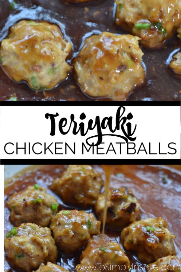 Teriyaki Chicken Meatballs - To Simply Inspire