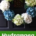 DIY Spring Wreath with Hydrangeas