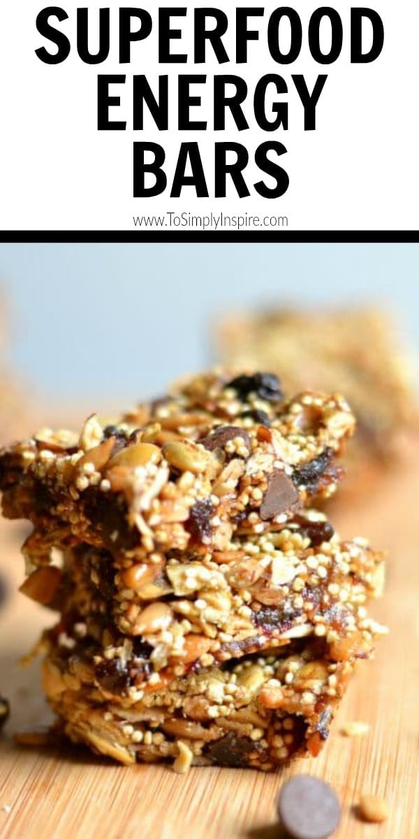 Homemade Superfood Energy Bars Recipe