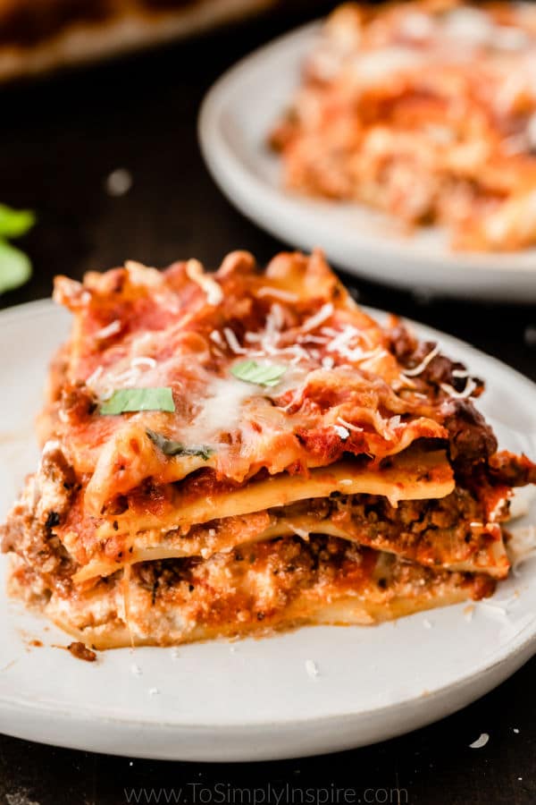 Easy Classic Lasagna Recipe - To Simply Inspire