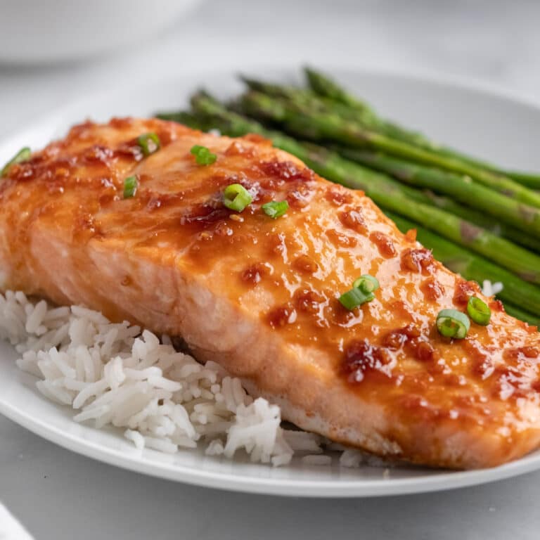 Maple Soy Glazed Baked Salmon To Simply Inspire