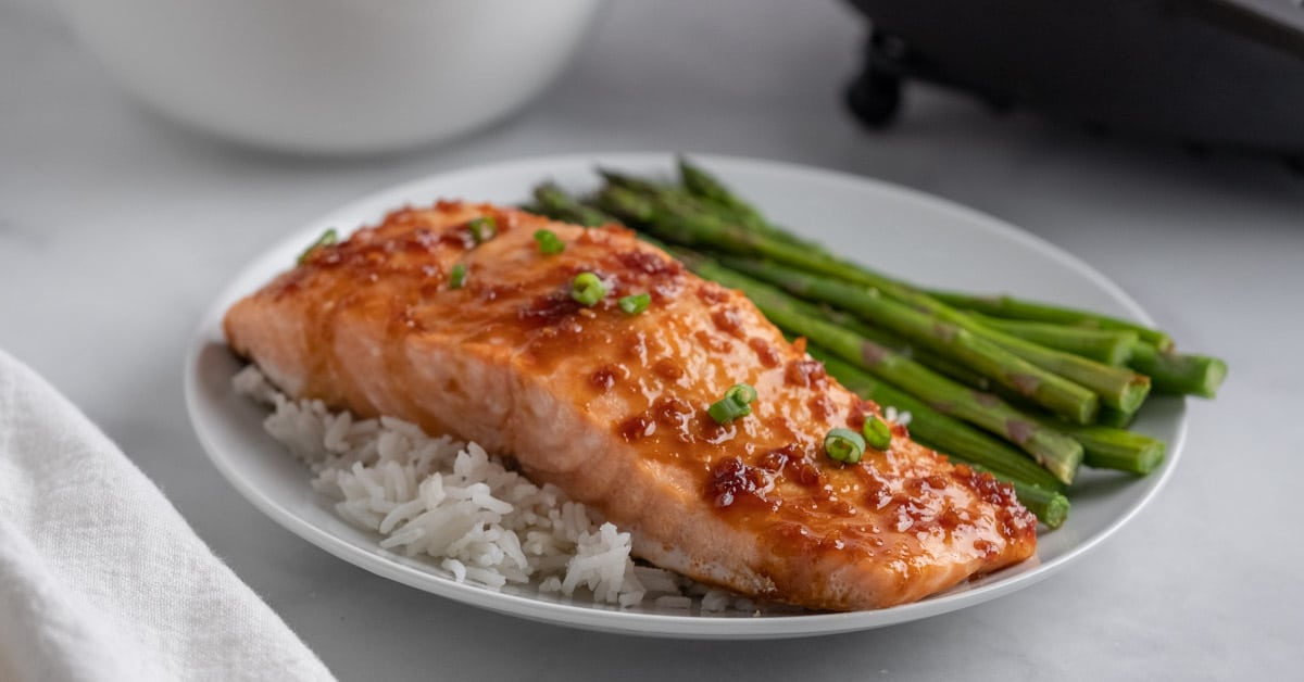 Maple Soy Glazed Baked Salmon - To Simply Inspire